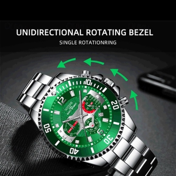 Notinor Mens Quartz Watch Top Brand Luxury Casual Business - Picture 9 of 9